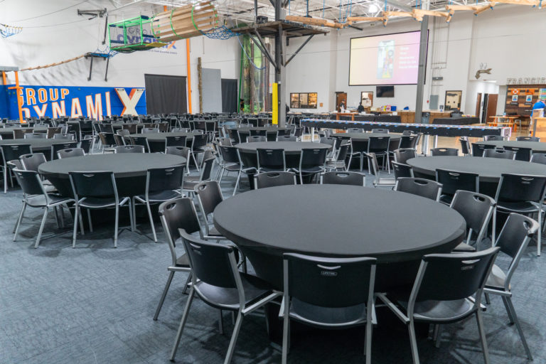 Large conference setup at Group Dynamix - team building events in dallas