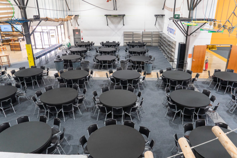 Large conference setup at Group Dynamix - team building events in dallas