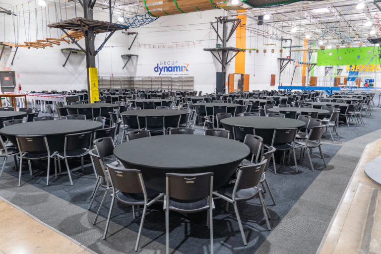 Large conference setup at Group Dynamix