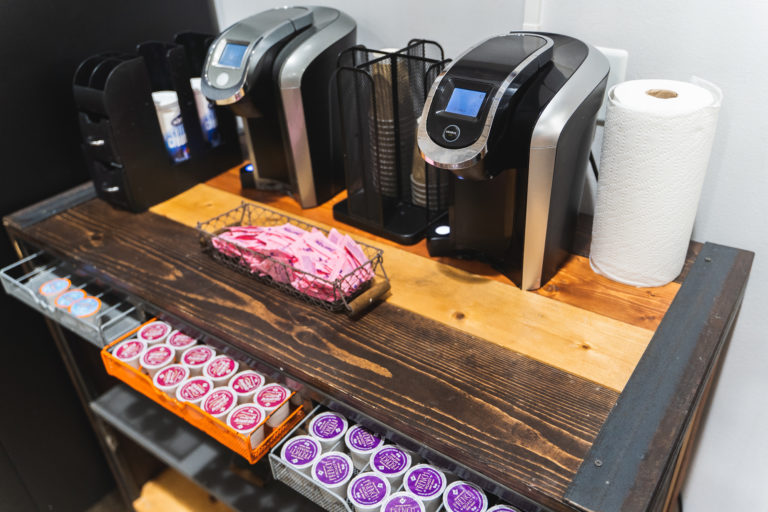 Bar table in Conference Room at Group Dynamix