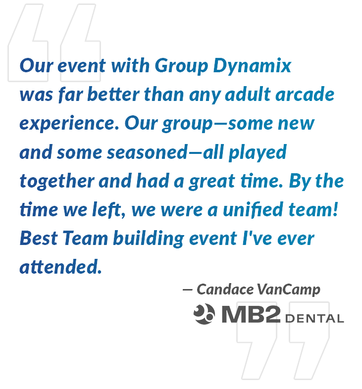 Group Dynamix Corporate Events Testimonial